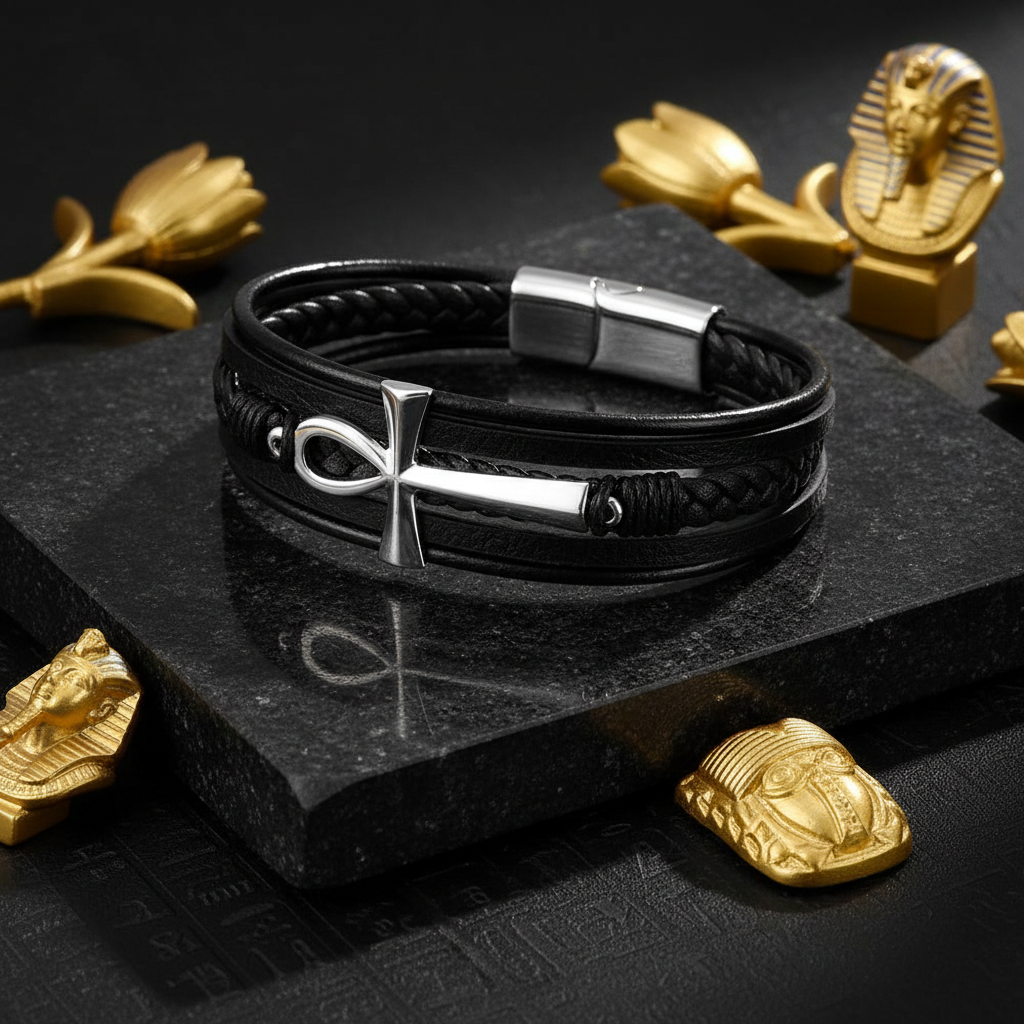 Ankh Cross Bracelet
