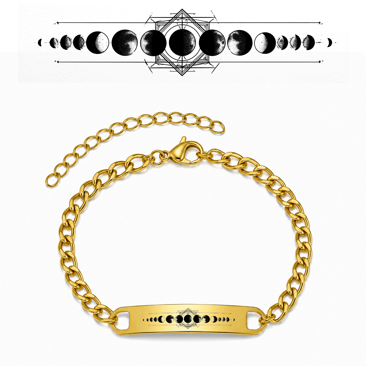 Spirituelles Armband Moon