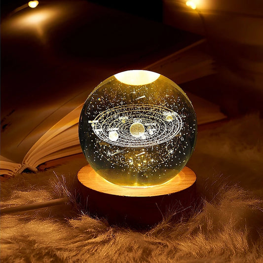 Leuchtende Solarsystem-Kugel