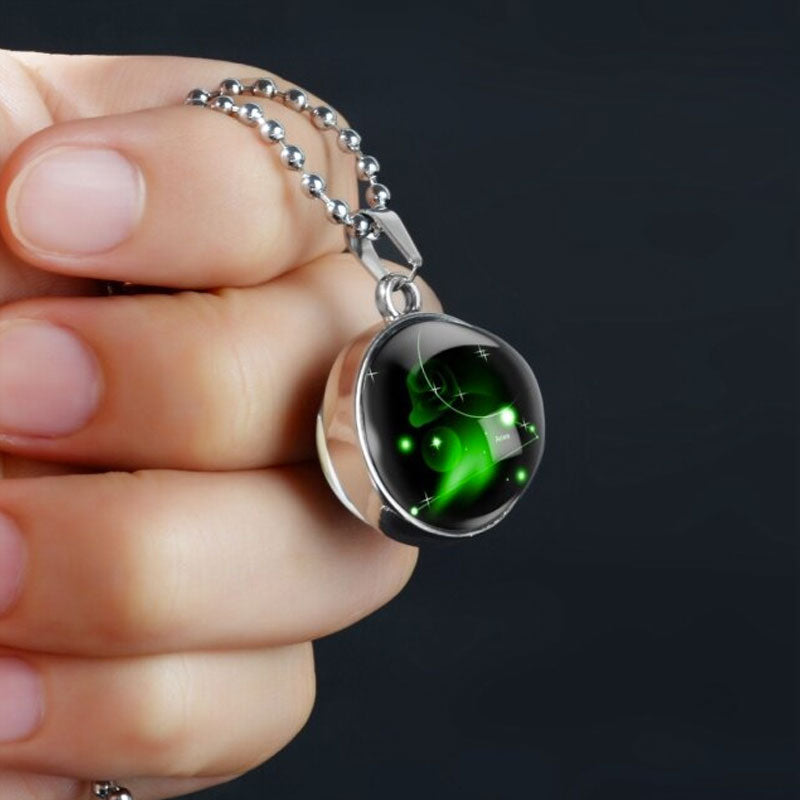 Zodiac Constellation Sphere Necklace