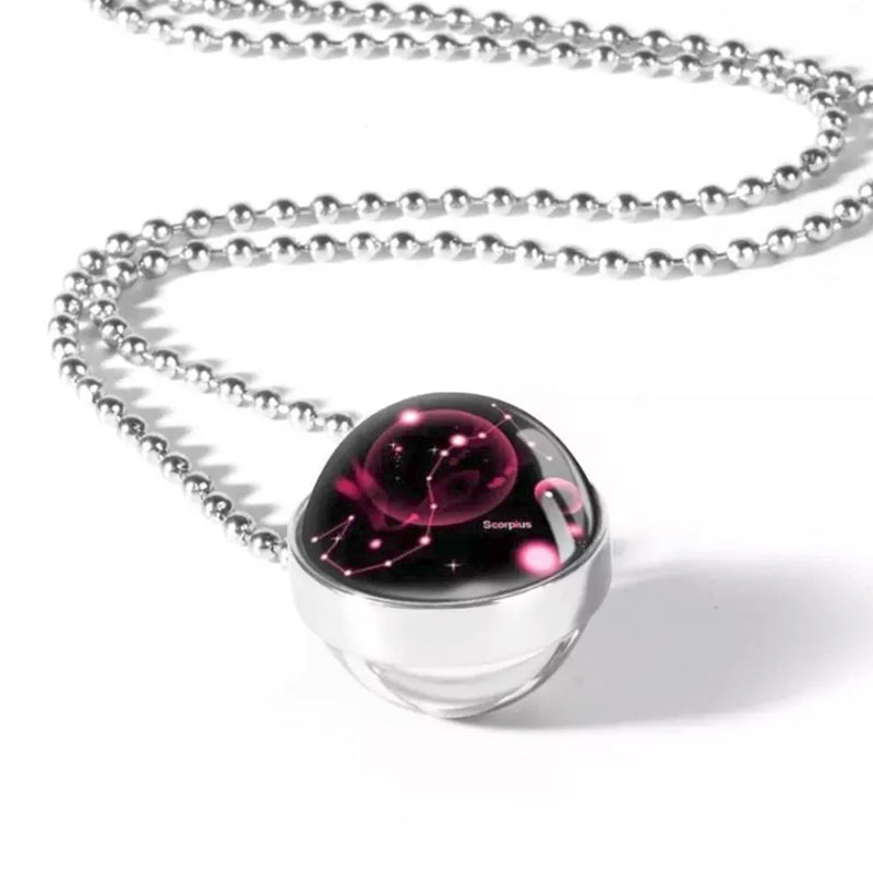 Zodiac Constellation Sphere Necklace
