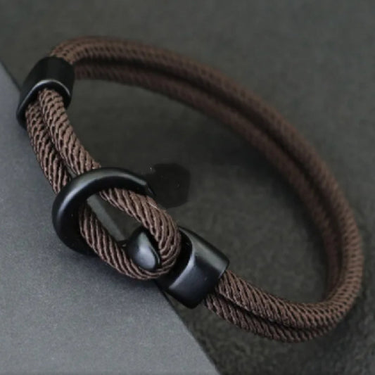 Minimalistisches Premium-Kordelarmband