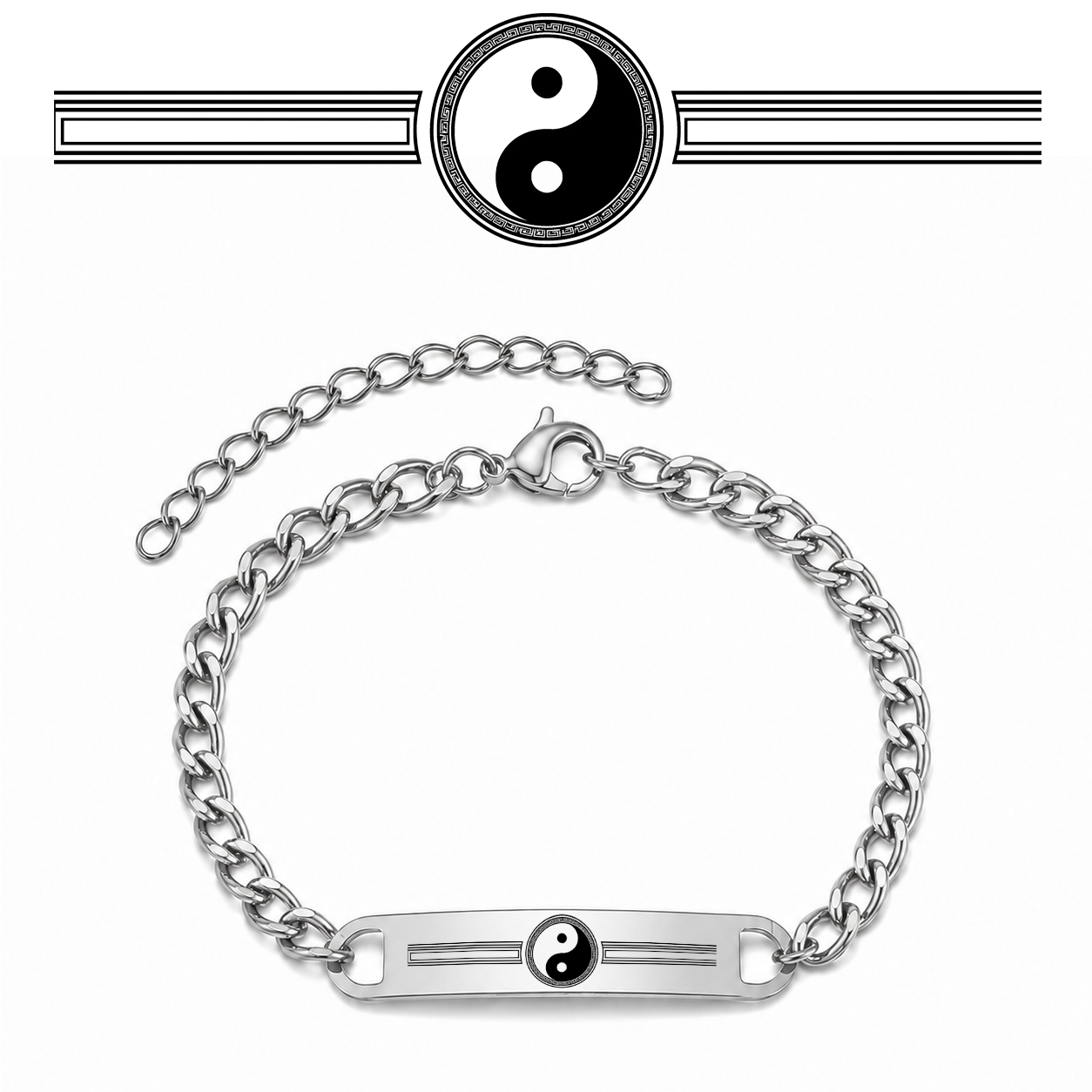 Spirituelles Armband Yin Yang
