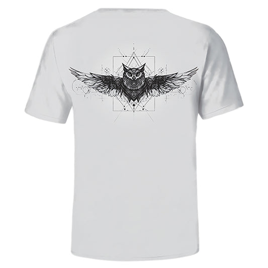 T-shirt Noctua – Design sul retro