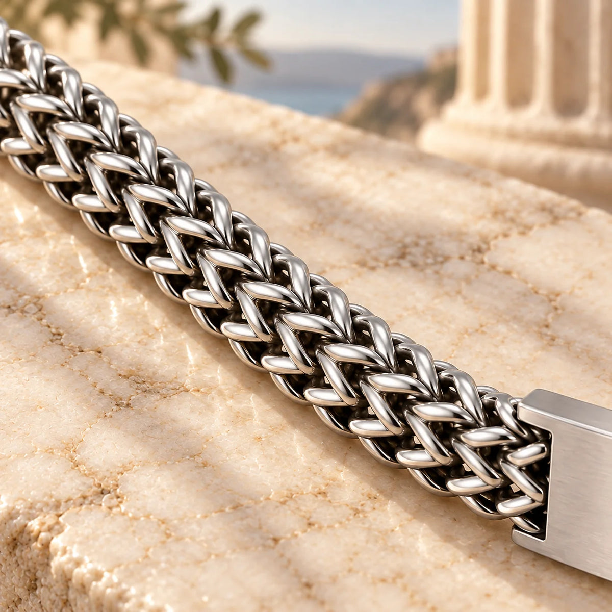 Greek ID Bracelet for Men