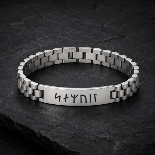 Braccialetto Rune Vichinghe Personalizzato Uomo
