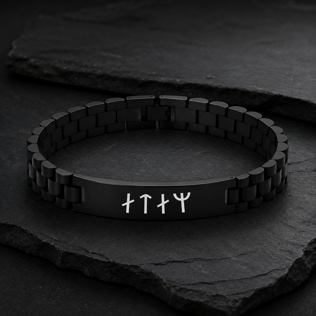 Pulsera Runas Vikingas Personalizada Hombre