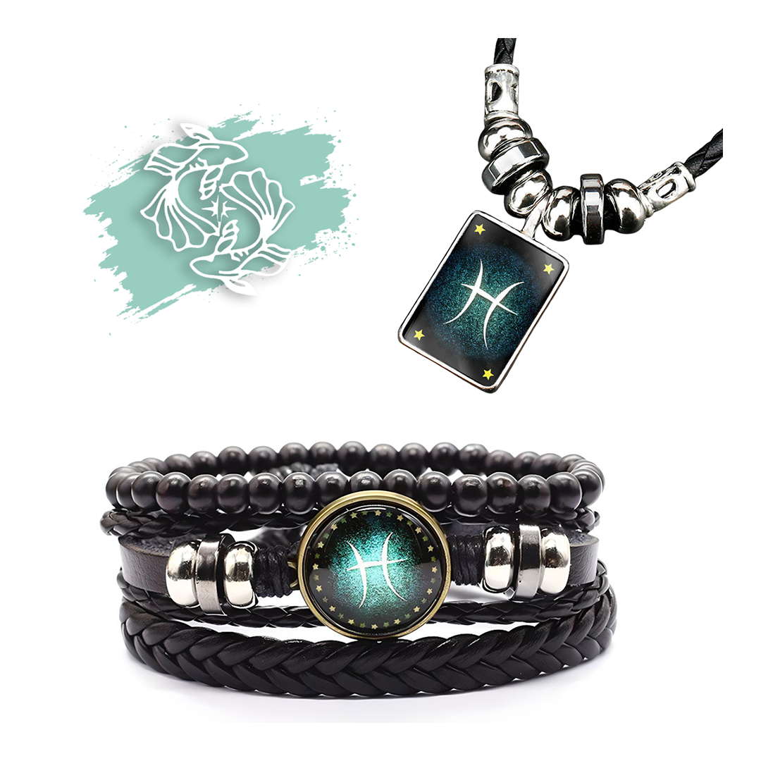 Bracciale Segno Zodiacale + Collana in Omaggio