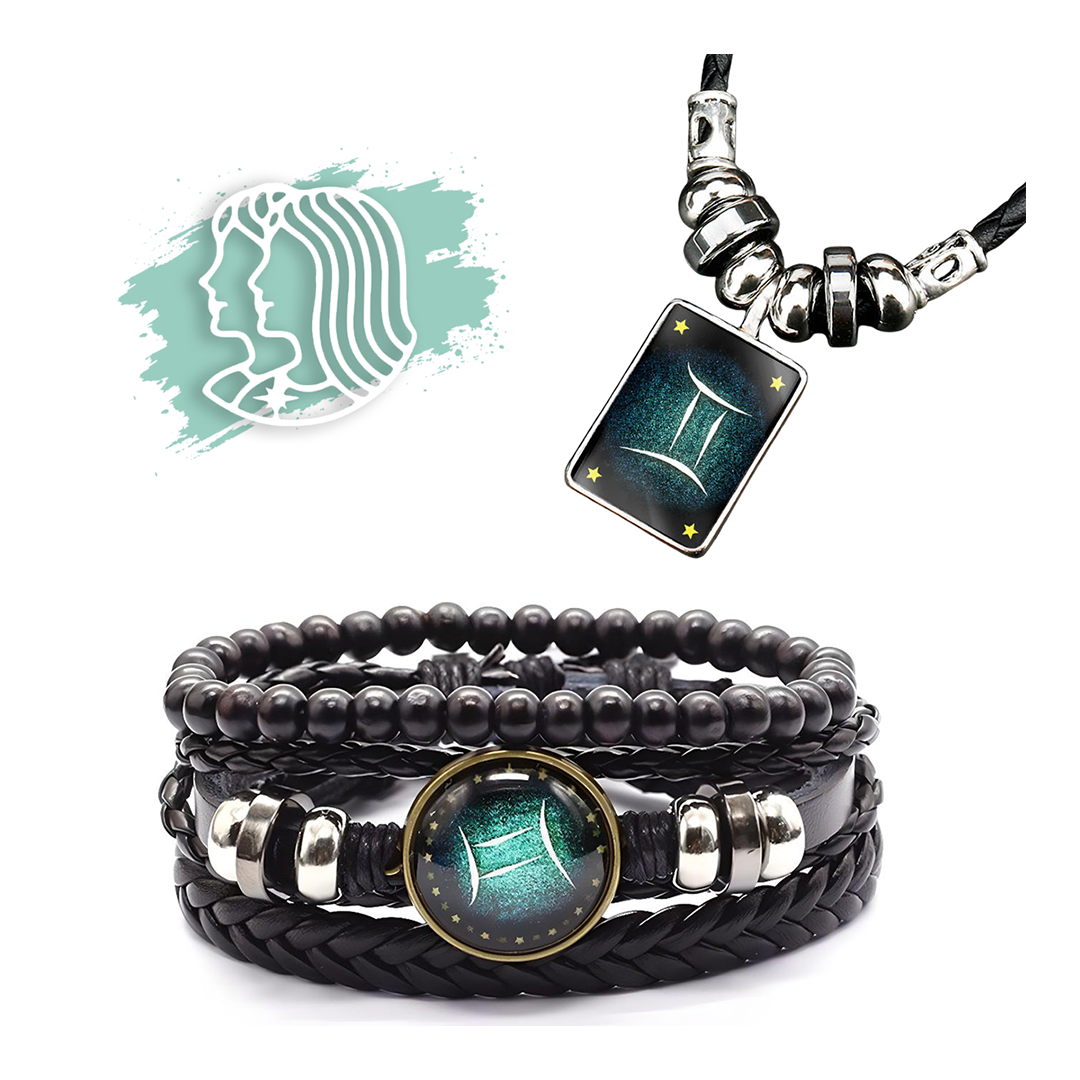 Bracciale Segno Zodiacale + Collana in Omaggio