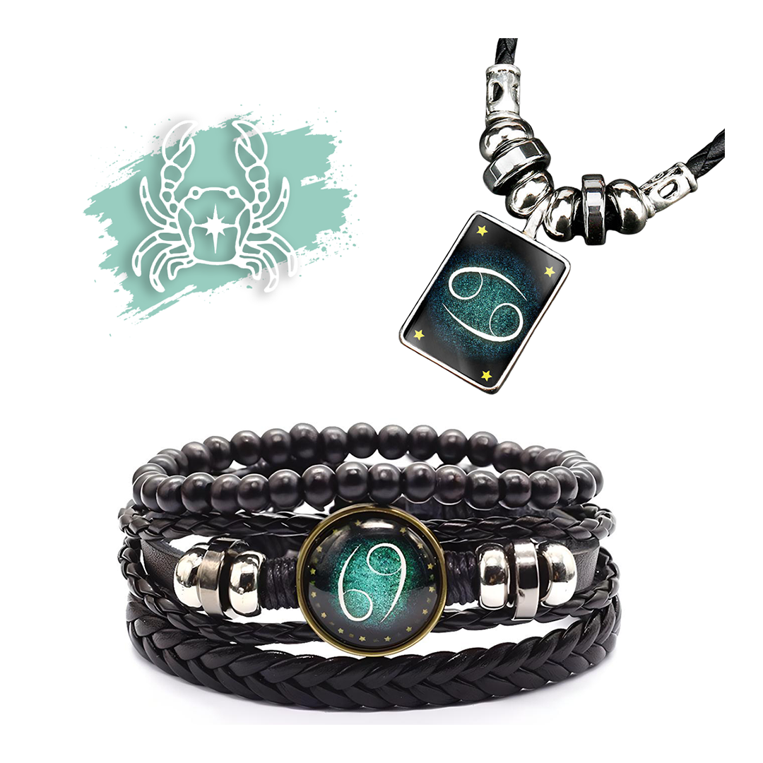 Bracciale Segno Zodiacale + Collana in Omaggio