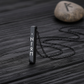 Viking Runes Engraved Bar Necklace for Women