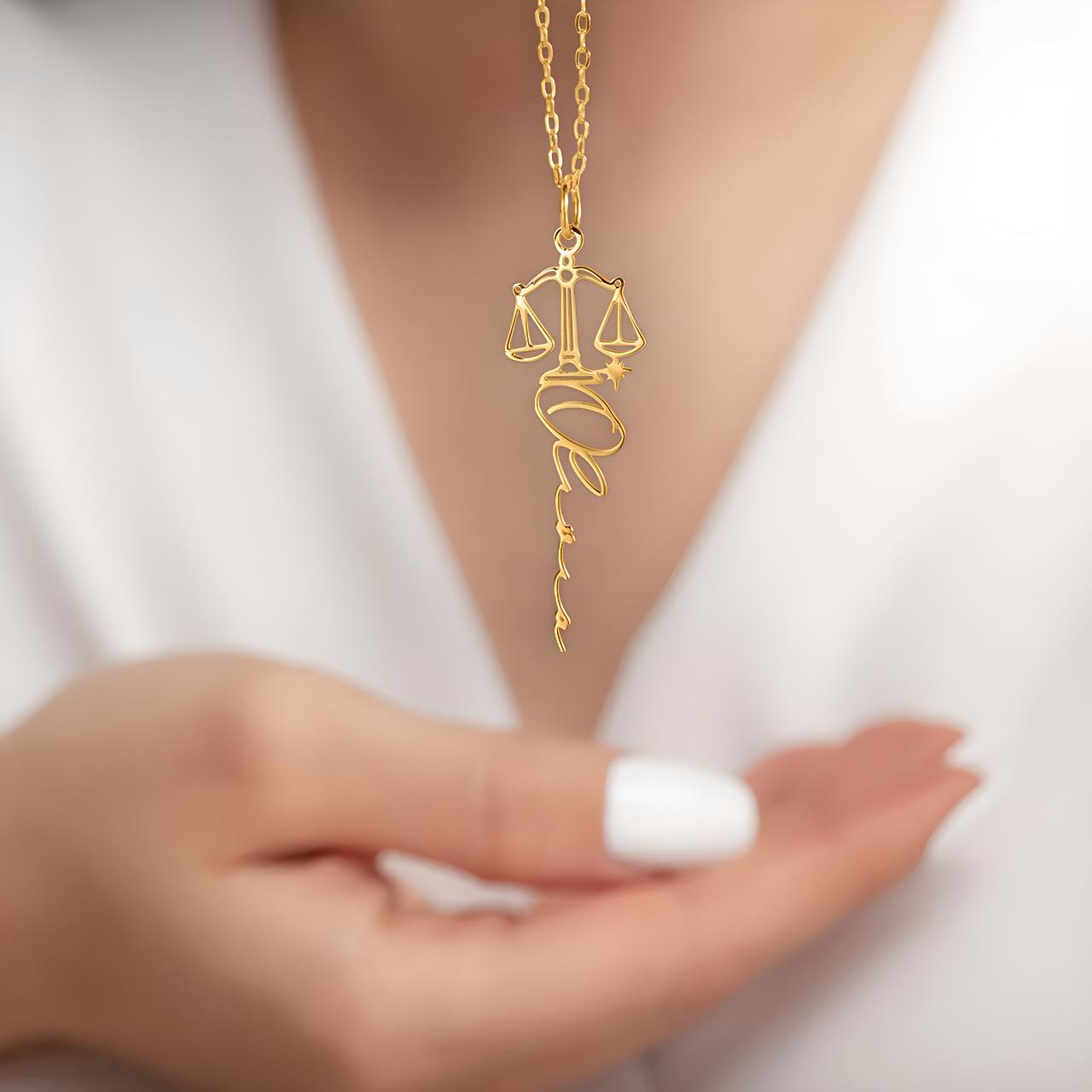 Personalized Zodiac Necklace