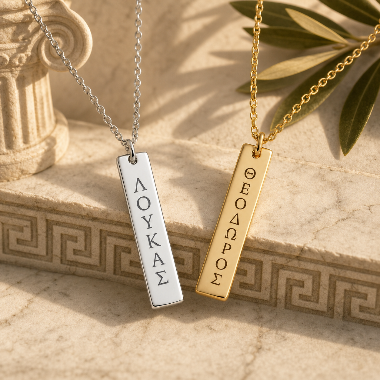 Collier Grec Ancien Personnalisé