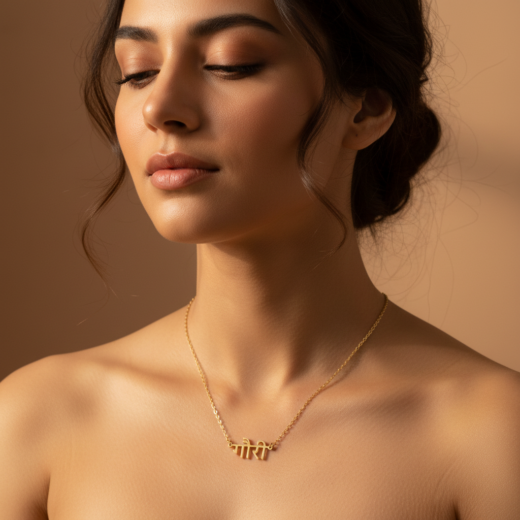 Personalized Sanskrit Necklace