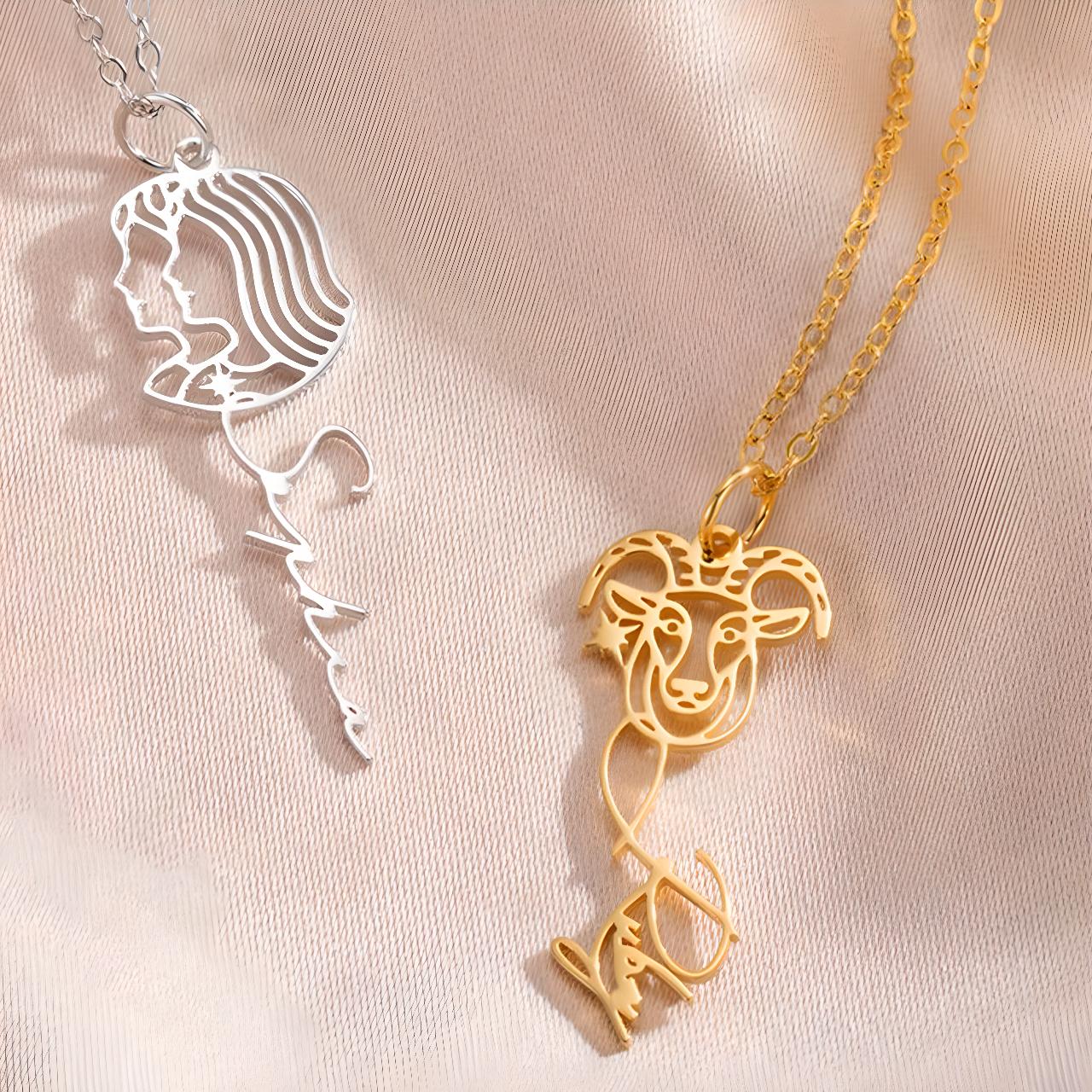 Personalized Zodiac Necklace