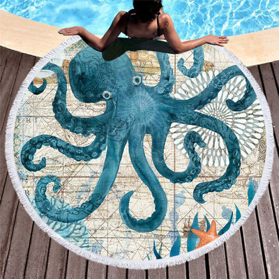 Serviette ronde Nautilus