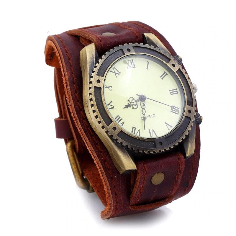 Montre en Cuir Original Marron