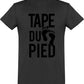 T-shirt gris foncé Tape du Pied Teufeur